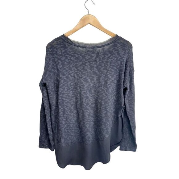 Anthropologie CircleLight Sweater Size Small Charcoal Gray Long Sleeve - Picture 4 of 8